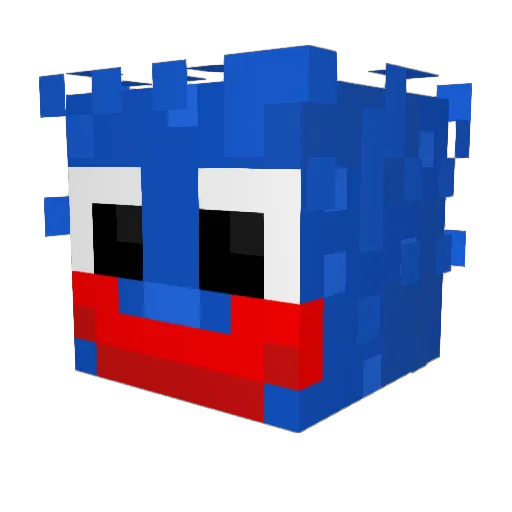 Crafty_Corn Minecraft avatar head, 3D render