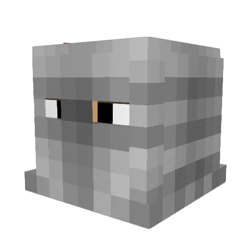 Craftyboyz79 Minecraft avatar head, 3D render