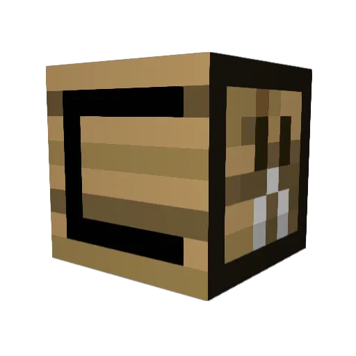 Craftycrafter34 Minecraft avatar head, 3D render