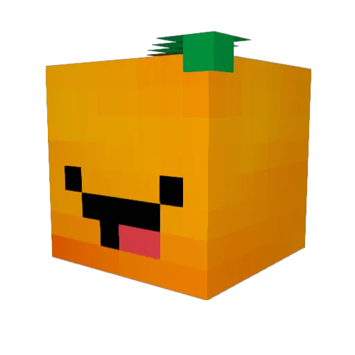 Craftyelpanzo Minecraft avatar head, 3D render