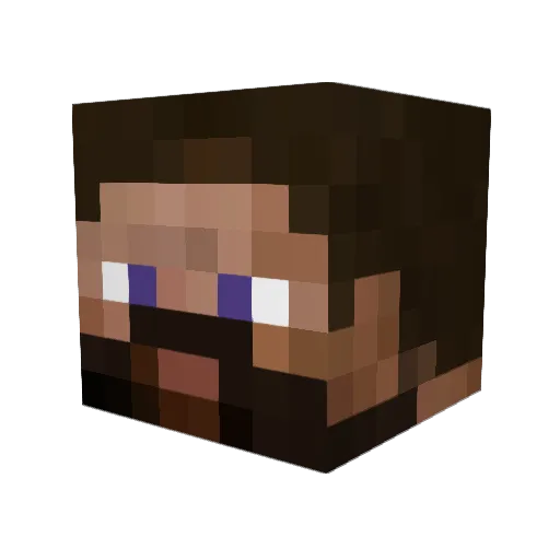 Cragger0511 Minecraft avatar head, 3D render