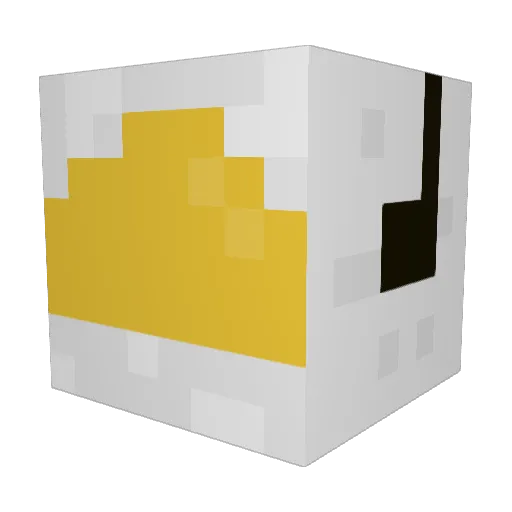 CrahCuh Minecraft avatar head, 3D render
