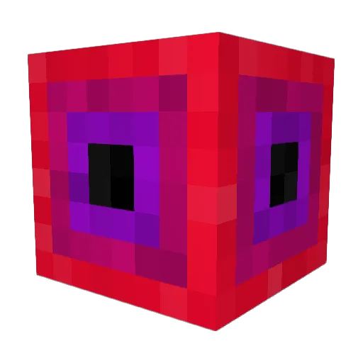 Crahker Minecraft avatar head, 3D render