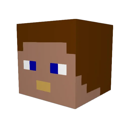 CraigsChoice Minecraft avatar head, 3D render