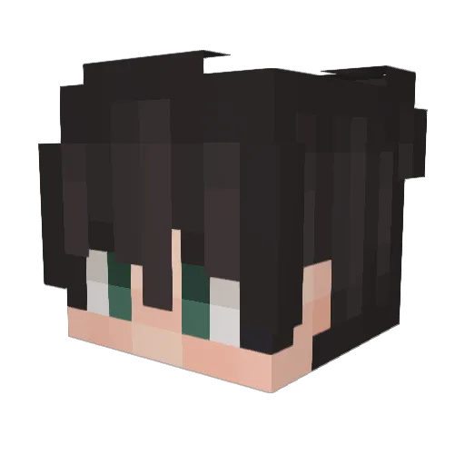 Craiii Minecraft avatar head, 3D render