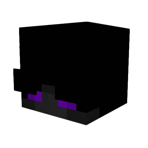 Crak_hed Minecraft avatar head, 3D render