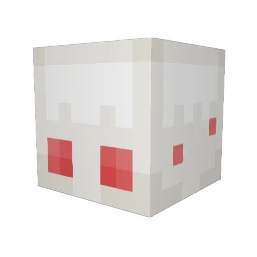 Crake1 Minecraft avatar head, 3D render