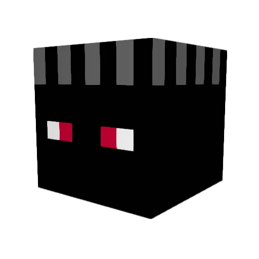 Crake86 Minecraft avatar head, 3D render