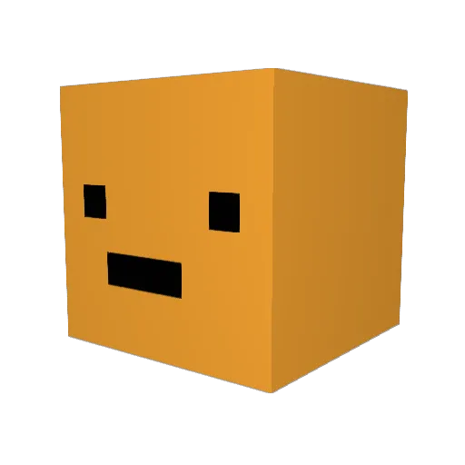 Cralooo Minecraft avatar head, 3D render