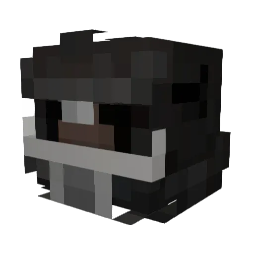 Cramb Minecraft avatar head, 3D render