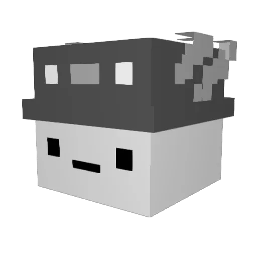 Crammer_1 Minecraft avatar head, 3D render