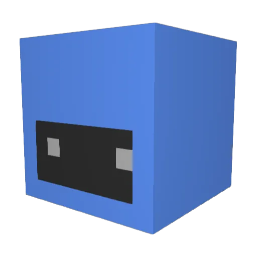 CranberrySliper Minecraft avatar head, 3D render