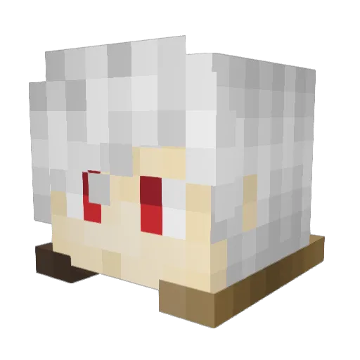 Cranels Minecraft avatar head, 3D render