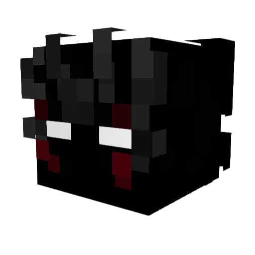 Craniax___ Minecraft avatar head, 3D render