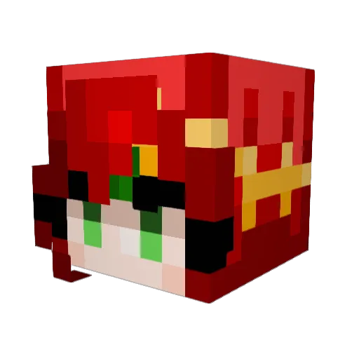 CraniumBong Minecraft avatar head, 3D render
