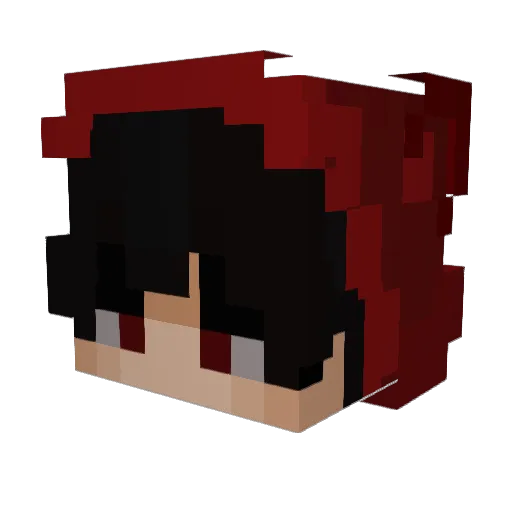 CraniumKnocker Minecraft avatar head, 3D render