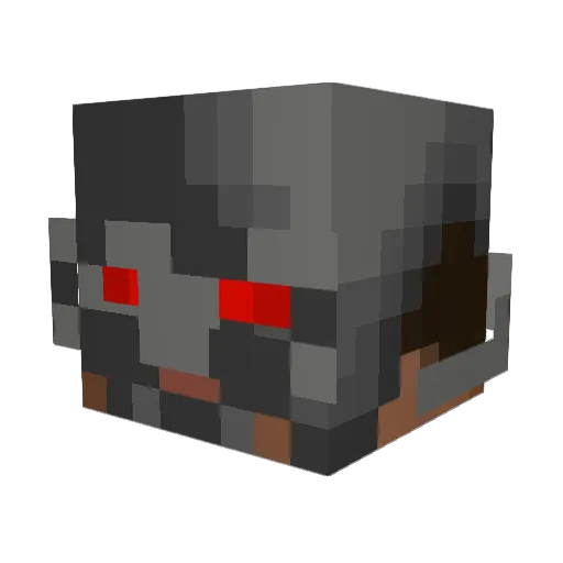 CrankThatShit Minecraft avatar head, 3D render