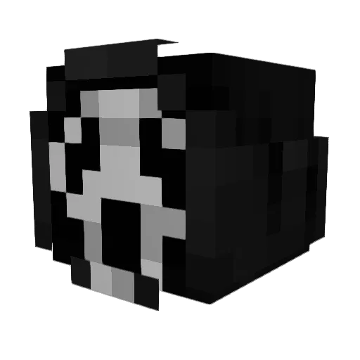 Crash2Ashes Minecraft avatar head, 3D render