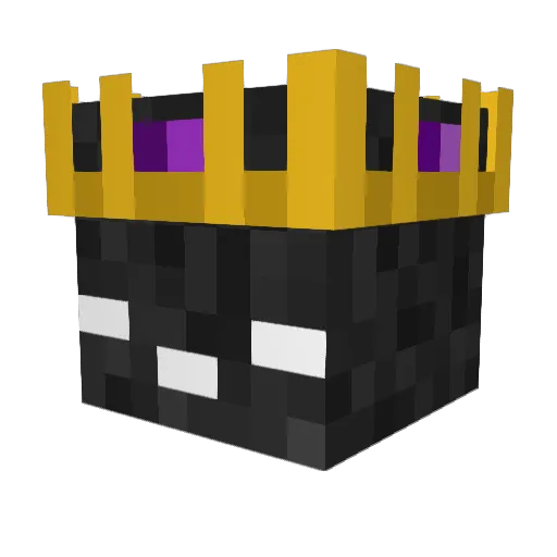 CrashLacy Minecraft avatar head, 3D render