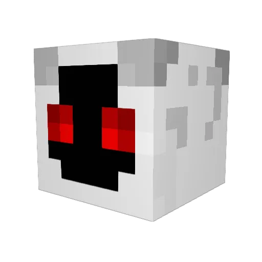 CrashWRLD Minecraft avatar head, 3D render