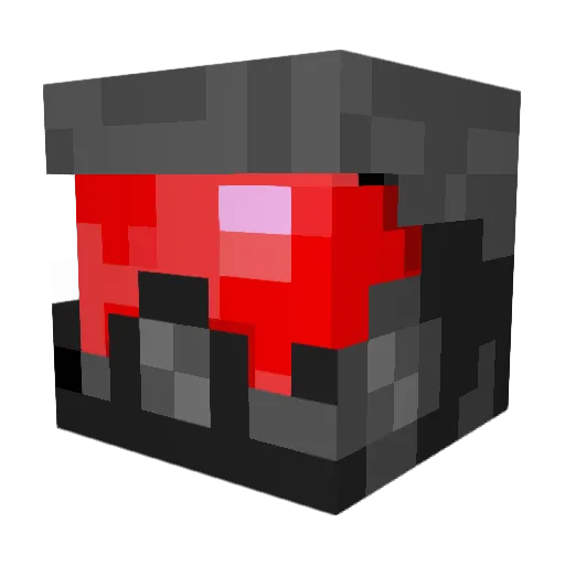 Crashbanito Minecraft avatar head, 3D render