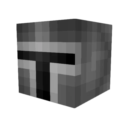 Crasher1212 Minecraft avatar head, 3D render