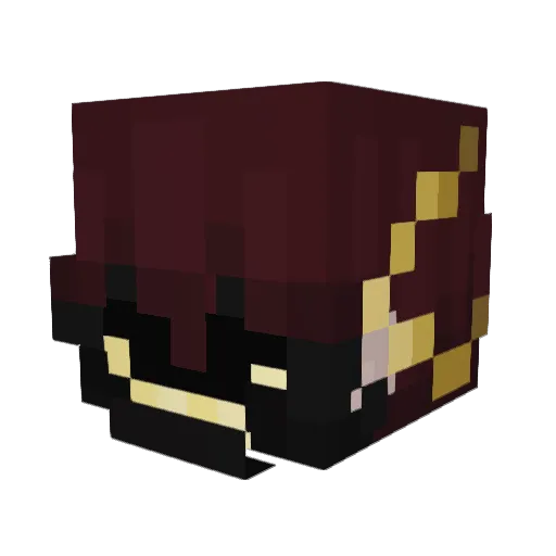 Minecraft-Avatar von Crasher: Kopf als 3D-Render