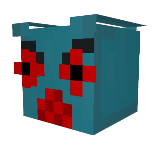 CrashingBog Minecraft avatar head, 3D render