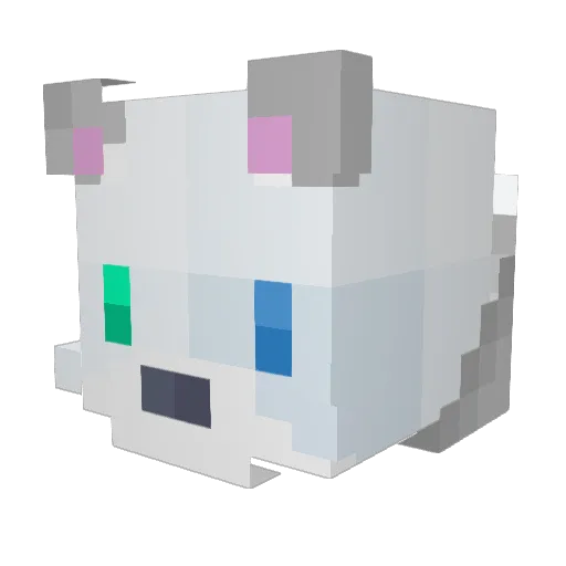 CrashoNio Minecraft avatar head, 3D render