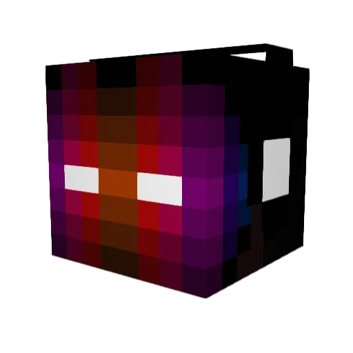 Crashplan96 Minecraft avatar head, 3D render