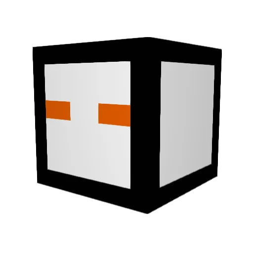 CraterKrenning Minecraft avatar head, 3D render