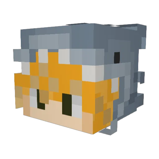 Cravenmite Minecraft avatar head, 3D render
