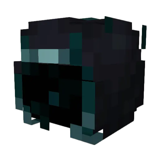 Crawfish13 Minecraft avatar head, 3D render