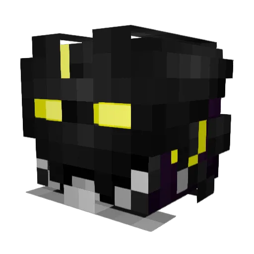 Crawlers Minecraft avatar head, 3D render