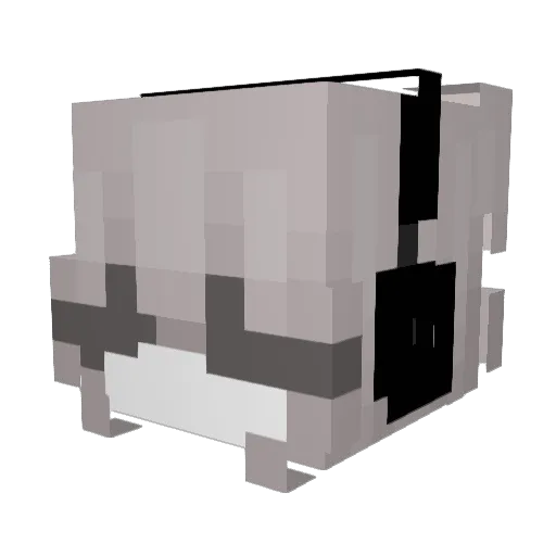 CrawlinLove Minecraft avatar head, 3D render