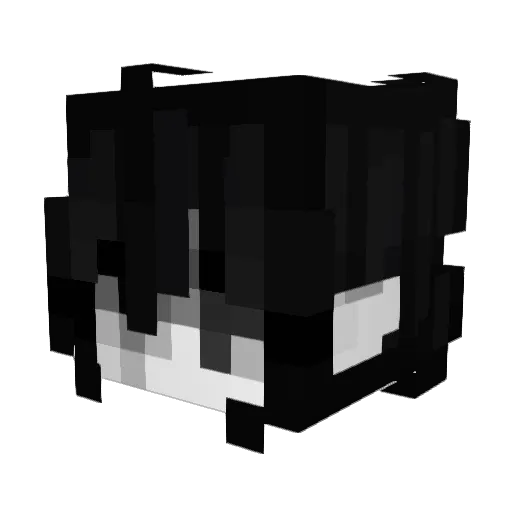 Crawsey Minecraft avatar head, 3D render