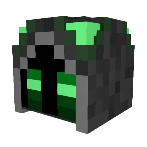 CraxyPed Minecraft avatar head, 3D render