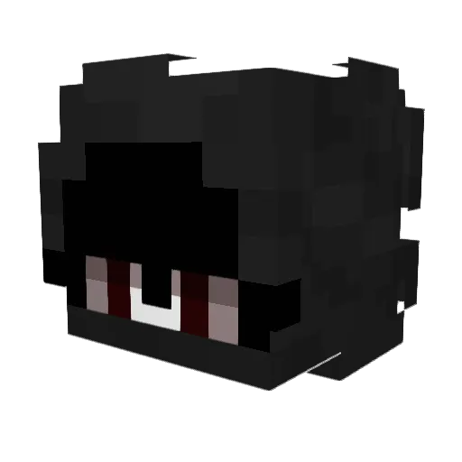Craymys Minecraft avatar head, 3D render