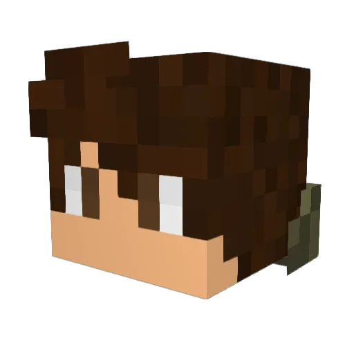 CraynexMc Minecraft avatar head, 3D render