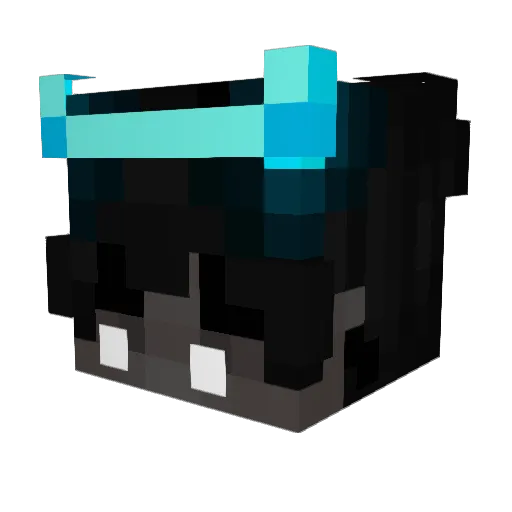 Craynexy Minecraft avatar head, 3D render