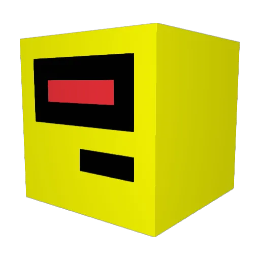 CrayoKnight Minecraft avatar head, 3D render