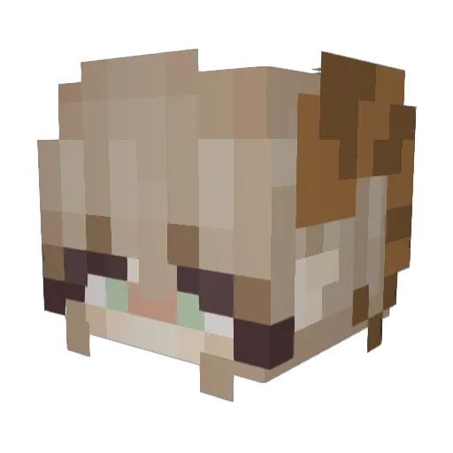 CrayolaFlavored Minecraft avatar head, 3D render
