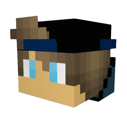 Craysiss_Stim Minecraft avatar head, 3D render