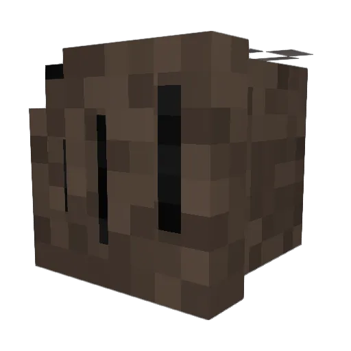 Crayvene Minecraft avatar head, 3D render