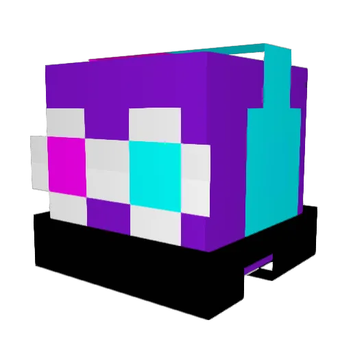Craze100 Minecraft avatar head, 3D render
