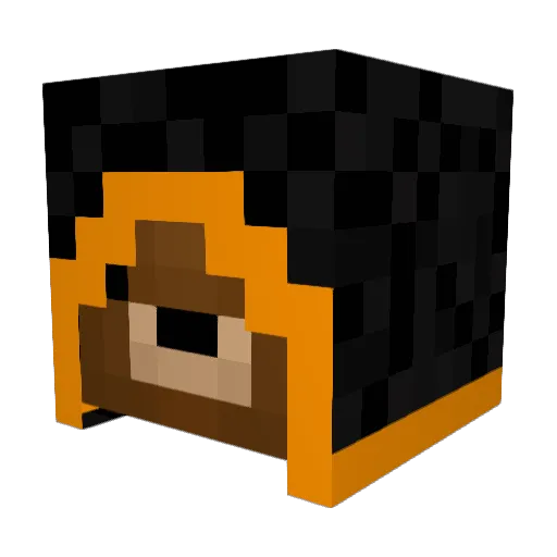 CrazeNades Minecraft avatar head, 3D render