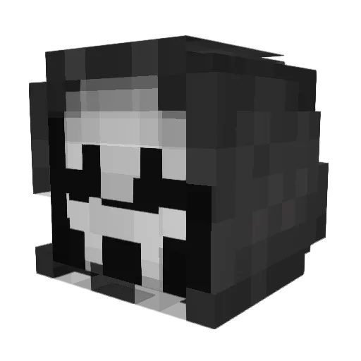 Crazed0890 Minecraft avatar head, 3D render