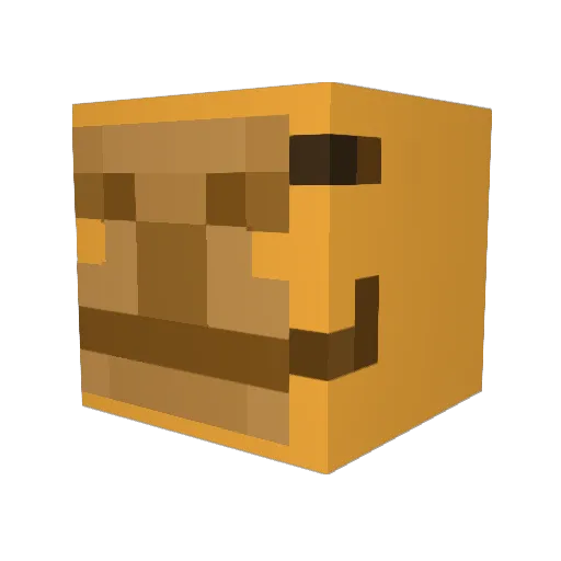 CrazedCamel Minecraft avatar head, 3D render