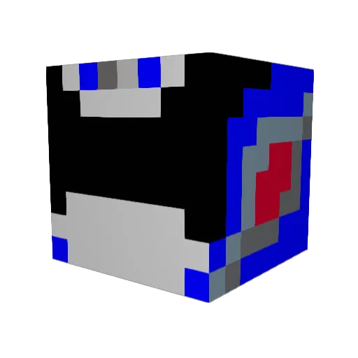 CrazyBob_ Minecraft avatar head, 3D render