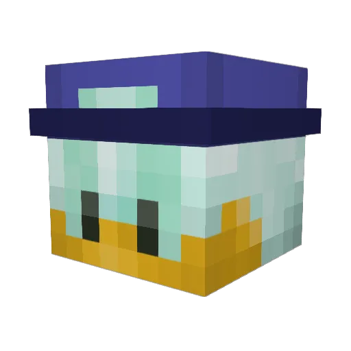 CrazyBoy246 Minecraft avatar head, 3D render